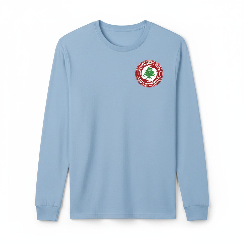 Light Blue Long Sleeve - Right Chest Solidarity Seal