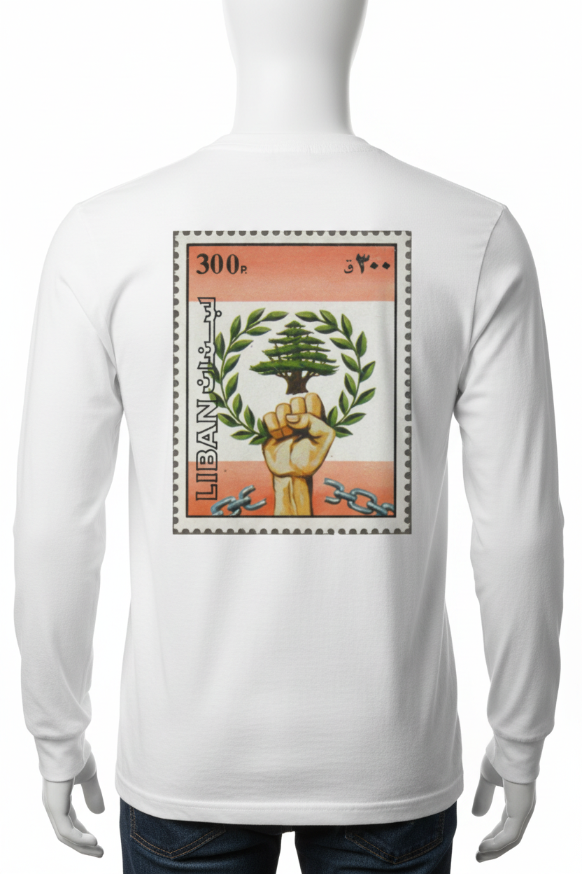 Long Sleeve Back - Large Stamp