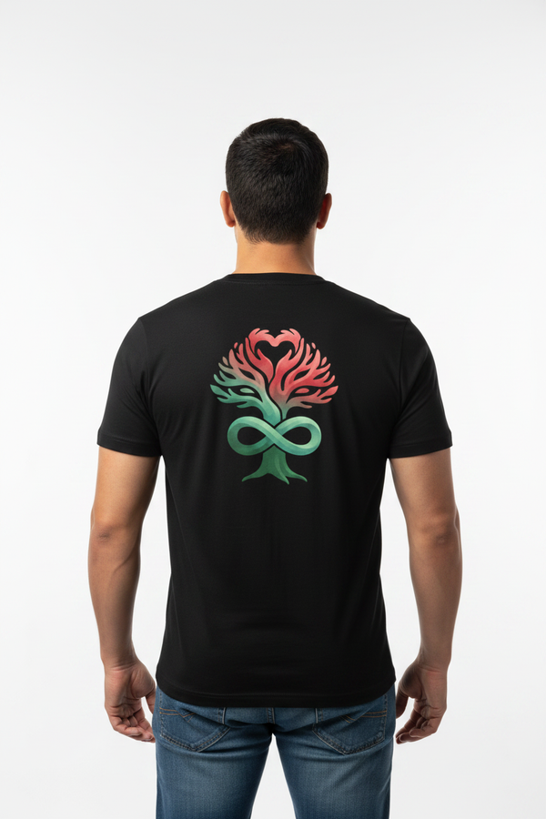Middle Eastern man wearing the shirt