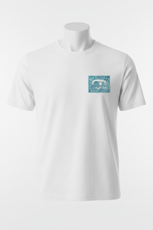 Short Sleeve Front - Baalbek Stamp