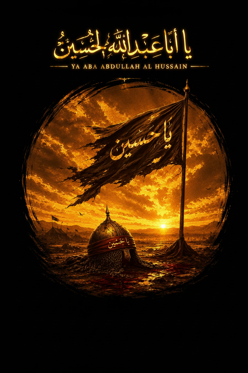 Ya Aba Abdullah Al Hussain - Bright Print Ready