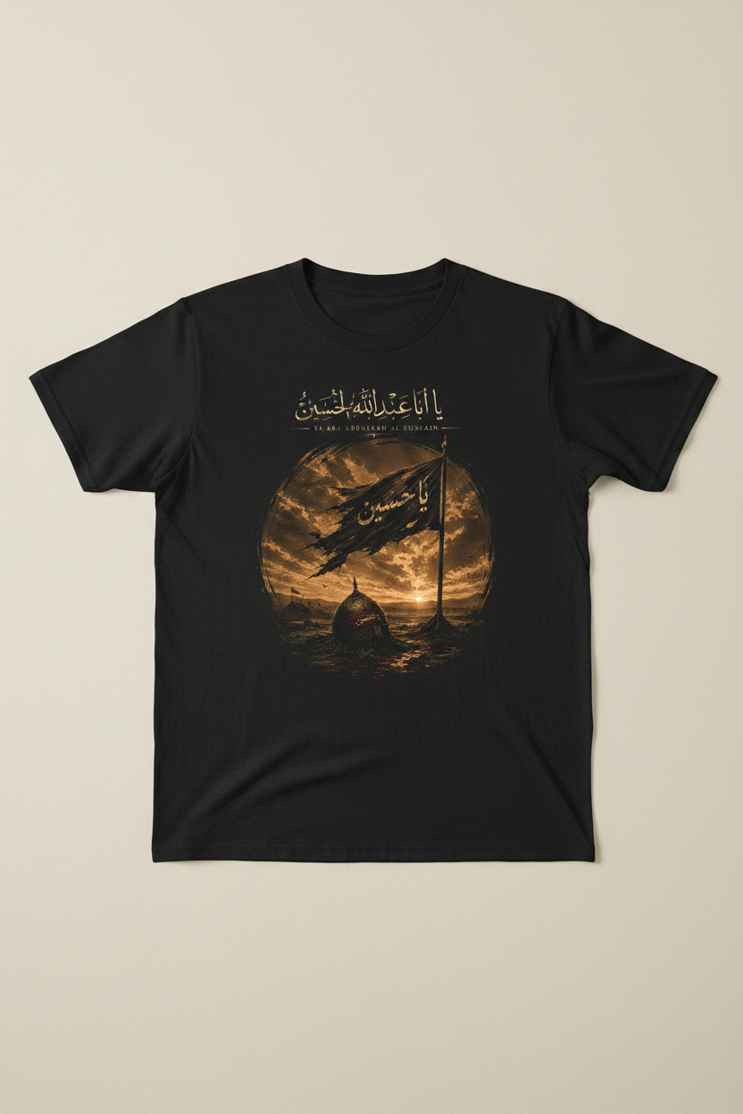 Ya Aba Abdullah Al-Hussain – Black Tee